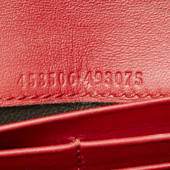 Gucci Gucci Python Leather Chain Wallet 453506 Leather Long Wallet 453506 - Picture 12 of 14